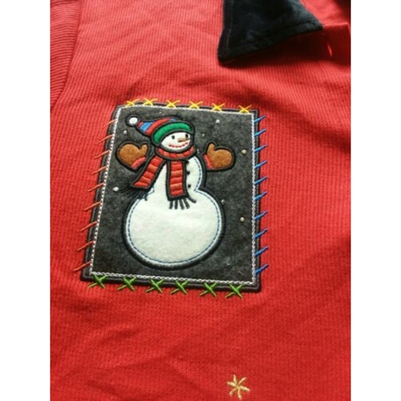 Planet & Co UGLY CHRISTMAS SWEATER TREES Sz S - Picture 3 of 8